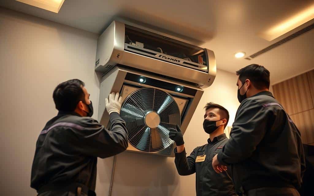 صيانة التكييف المركزي