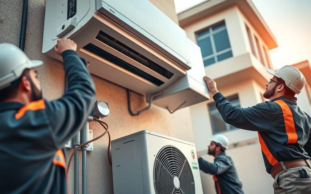 تركيب وحدات التكييف