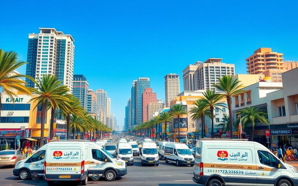 مناطق الخدمة لفني تكييف الكويت