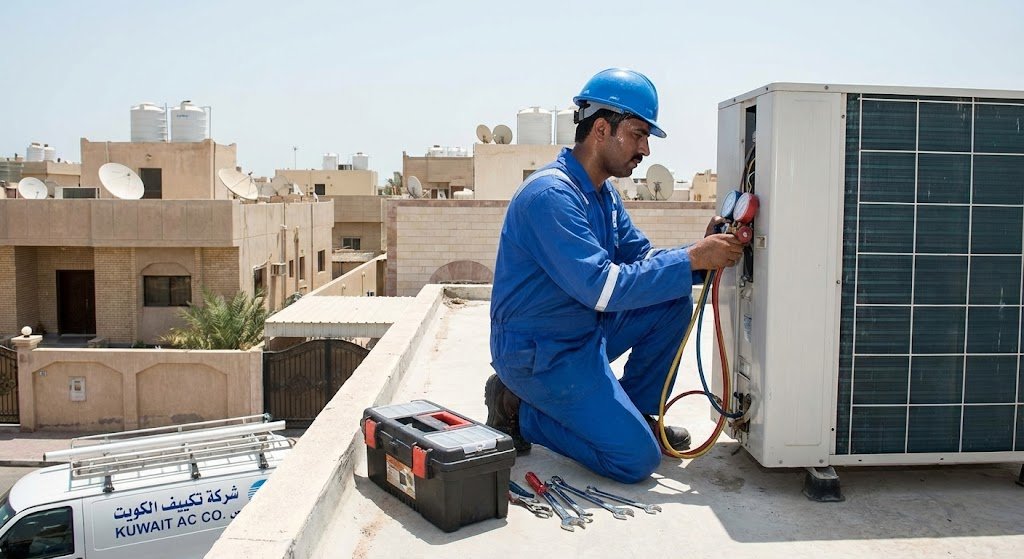 فني تكييف في الكويت - صيانة وتصليح مكيفات احترافية