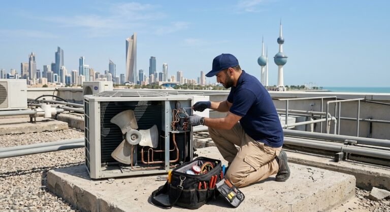 فني تكييف جليب الشيوخ بالكويت - خدمات فحص وصيانة وإصلاح المكيفات باحترافية