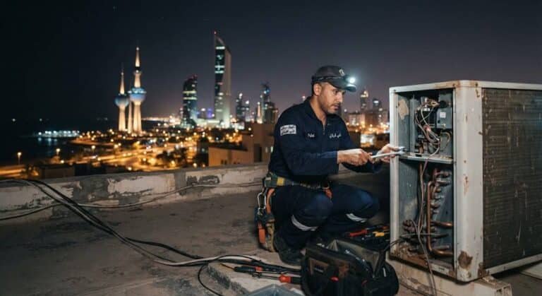 فني تكييف 24ساعه بالكويت